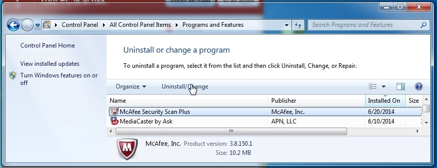 Mcafee security scan plus wiki